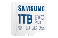 Samsung microSD Card EVO Plus microSD-kaart Retail 1 TB A2 Application Performance Class, v30 Video Speed Class, UHS-Class 3, Class 10 Waterdicht, Incl. - thumbnail