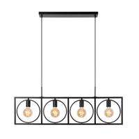Lucide SUUS - Hanglamp - 4xE27 - Zwart - thumbnail