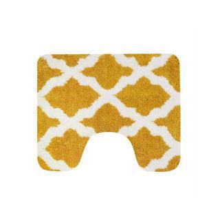 Dutch House Toulon Toiletmat 60x50 cm Oker/Wit Dutch House Toulon Toiletmat 60x50 cm Oker/Wit
