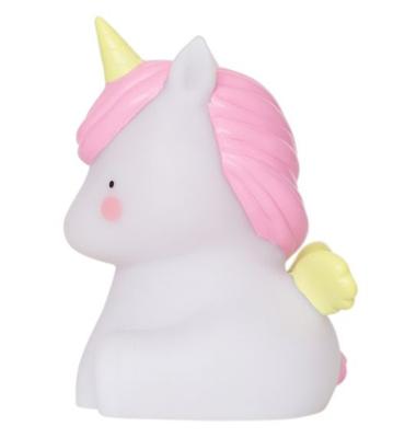 Klein nachtlampje meisje LITTLE LIGHTS LICORNE A Little Lovely Company wit - thumbnail
