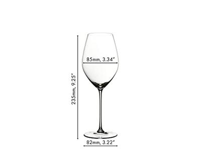 Riedel Wijnglazenset - Champagneglazen - Flutes - Veritas - 450 ml - 4 Stuks