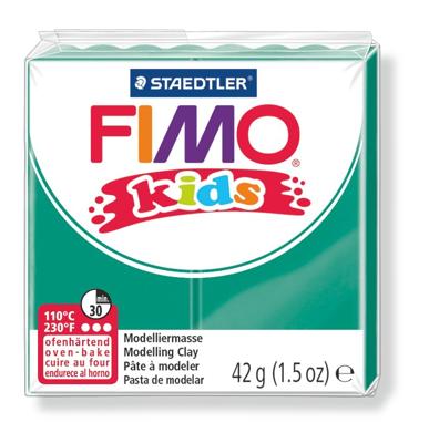 Fimo kids boetseerklei groen, 42gr