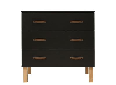 Bopita Commode 'Floris' kleur mat zwart / naturel