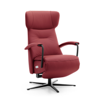 Sta-op Stoel C-102 Rood Leer - thumbnail