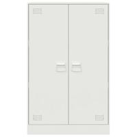 Dressoir 67x39x107 cm staal wit - thumbnail