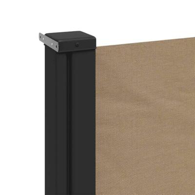 VidaXL Windscherm uittrekbaar 180x300 cm taupe