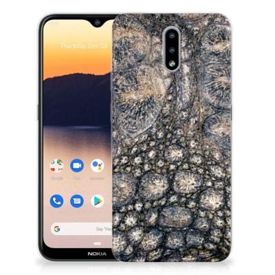 Nokia 2.3 | TPU Hoesje | Krokodillenprint