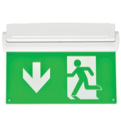 Noodverlichting armatuur opbouw plafond of wand 35 Lumen LED 1.1W 3uur