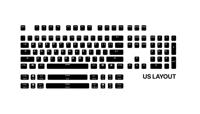 Steelseries PrismCAPS Zwart Keycaps - thumbnail
