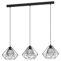 Eglo 3-lichts hanglampVernham met smoke glas - 43483 - thumbnail