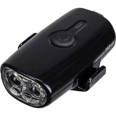 Topeak HeadLux 250 USB Voorlicht - Zwart