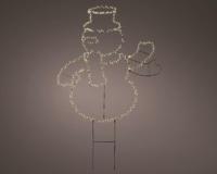 Micro led sneeuwpop 77 cm warm wit - thumbnail