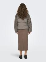 Only Onlwanja Fur Puffer Mix Jacket Noos Otw Jackets Walnut - thumbnail