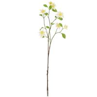 Clematis Kunsttak 92cm Creme - thumbnail