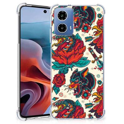 Anti-shock Hoesje met foto voor Motorola Moto G34 Old Skool Anti-shock Hoesje met foto voor Motorola Moto G34 Old Skool