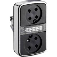 Schneider Electric ZB4BW7A9 ZB4BW7A9 Terugstelbaar (Ø) 22 mm Chroom 1 stuk(s) - thumbnail