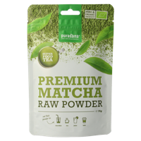 Purasana Matcha premium poeder vegan bio 75 Gram - thumbnail
