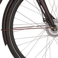 Cortina spatbordstang voor 28 e-yoya matt sparkle brown - thumbnail