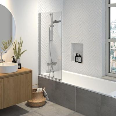 Badwand Sealskin Hooked Omkeerbaar 75x140 cm Zilver Badwand Sealskin Hooked Omkeerbaar 75x140 cm Zilver