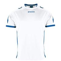 Stanno 410006K Drive Match Shirt Kids - White-Royal - 128 - thumbnail
