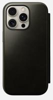 Nomad Modern Horween lederen folio iPhone 16 Pro - Green Chrome - thumbnail