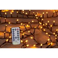 Led Classic Ivy 700L/16M Met Afstandsbediening 4M Aanloopsnoer Zwart Ip44 Trafo Timer 8/16U kerstverlichting Anna's Collection - Annas collection - thumbnail