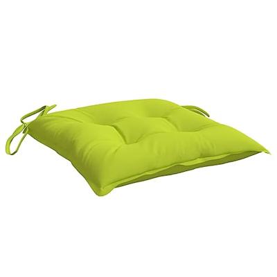 VidaXL Stoelkussens 2 st 40x40x7 cm oxford stof heldergroen