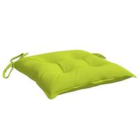 VidaXL Stoelkussens 2 st 40x40x7 cm oxford stof heldergroen - thumbnail