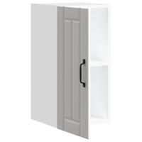 Keukenwandkast Lucca bewerkt hout wit - thumbnail