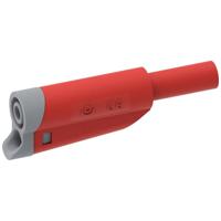 Electro PJP 1076-CD1-R Laboratoriumstekker Stekker, recht Stift-Ø: 4 mm Rood 1 stuk(s) - thumbnail