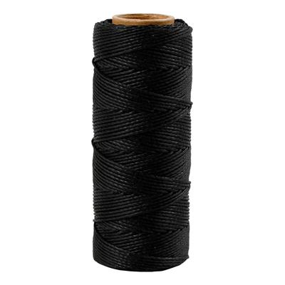 Creativ Company Bamboekoord, dikte 1 mm, zwart, 65 m/ 1 rol