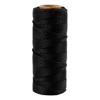 Creativ Company Bamboekoord, dikte 1 mm, zwart, 65 m/ 1 rol - thumbnail