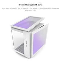 Montech KING 65 PRO Midi-Tower Tempered Glass ARGB Wit - thumbnail