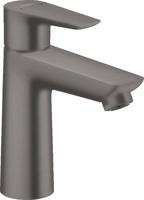 Wastafelmengkraan Talis E HansGrohe 110 Eengreeps Zonder Afvoer Geborsteld Zwart Chroom - thumbnail