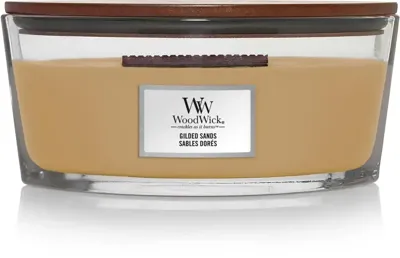 WoodWick gilded sands ellipse candle
