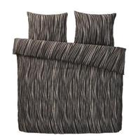 Dekbedovertrek Milaan - antraciet - 240x200 cm - thumbnail
