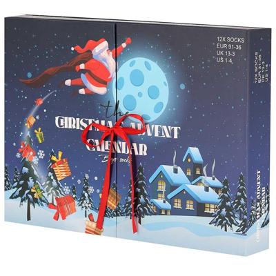 Apollo Sokken Adventskalender Kinderen - Kerst - 12 paar sokken-One size (31/36) Apollo Sokken Adventskalender Kinderen - Kerst - 12 paar sokken-One size (31/36)