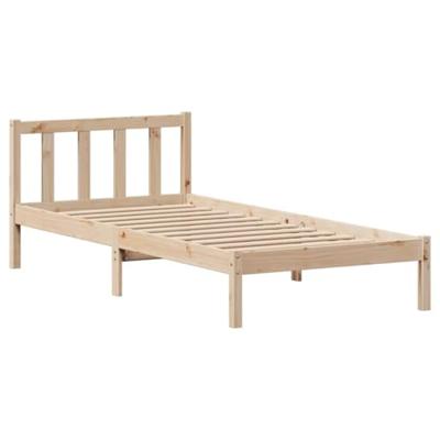 Bedframe zonder matras massief grenenhout 90x200 cm