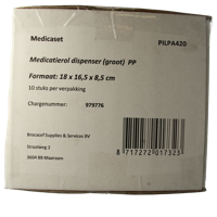 Medica Medicatieroldispenser groot PP 10 Stuks - thumbnail