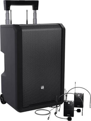 LD Systems ANNY® 10 BPH 2 accu speaker met bluetooth en 2x headset