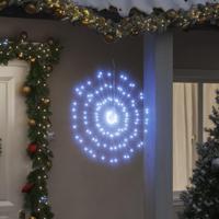 VidaXL Kerstverlichting vuurwerk 2 st 140 koudwitte led's 17 cm - thumbnail