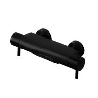 Badkraan Hotbath Cobber Thermostaat Waterval Uitloop Mat Zwart - thumbnail