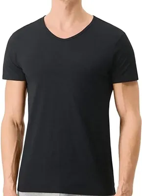 Puma Basic V-Hals T-Shirt 2-Pack Heren Zwart - Maat S - Kleur: Zwart | Soccerfanshop