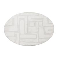 Vloerkleed native ovaal - wit - 120x180 cm - thumbnail