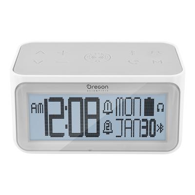 Oregon Scientific RA389 Wekker Grijs-wit Alarmtijden 2 2 timertijden, USB-aansluiting