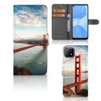OPPO A73 5G | Flip Cover | Golden Gate Bridge | Portemonnee hoesje - thumbnail