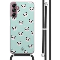 Samsung Galaxy A14 hoesje met koord - Panda print - thumbnail