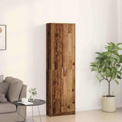 Kledingkast met plank Oud hout 55 x 25 x 189 cm Bewerkt hout