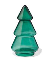 HEMA Kerstboom 14.7x25x14.7cm glas groen - thumbnail