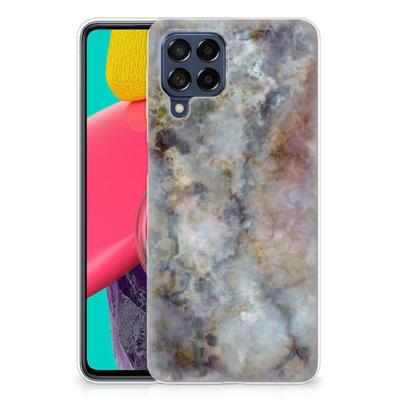 Samsung Galaxy M53 | TPU | Siliconen hoesje | Marmer Grijs Samsung Galaxy M53 | TPU | Siliconen hoesje | Marmer Grijs
